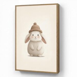 OnlyWow NOČNÁ LAMPA Králik - čiapka - uši - béžová 60x90 cm vyobraziť