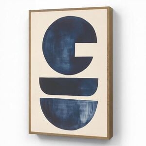 OnlyWow NÁSTENNÉ SVIETIDLO Tvary - modré - abstraktné 60x90 cm vyobraziť