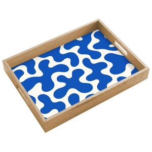 OnlyWow PODNOS Tvary - abstraktné - modré - vlny 40x30 cm vyobraziť