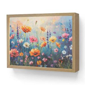 OnlyWow NÁSTENNÉ SVIETIDLO Kvety - Príroda - Akvarel - Umenie 40x30 cm vyobraziť