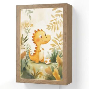 OnlyWow NÁSTENNÉ SVIETIDLO Dino - Futbal - Orange 20x30 cm vyobraziť