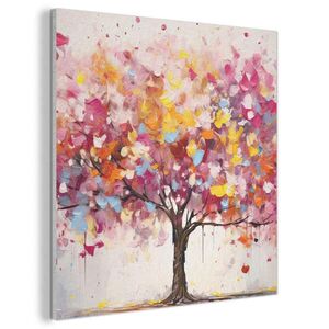 MuchoWow AKUSTICKÝ OBRAZ Akvarel - Strom - Umenie - Abstraktné 60x60 cm vyobraziť