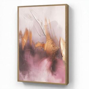 OnlyWow NÁSTENNÉ SVIETIDLO Fialová - abstraktné - farba - zlatá 60x90 cm vyobraziť