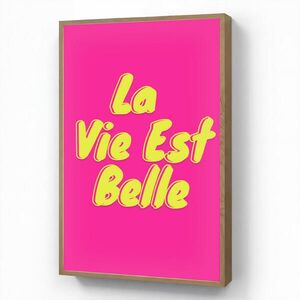 OnlyWow NÁSTENNÉ SVIETIDLO Citát - Retro - Pink 60x90 cm vyobraziť