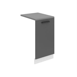 B BELINI GROUP PREDNÝ panel pre umývačku riadu, PZ 45 cm, s rukoväťou, matný strieborný vyobraziť