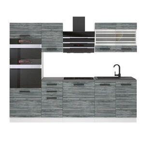 B BELINI GROUP KUCHYNSKÁ linka Tracy 240 cm, s pracovnou doskou, Glamour Wood vyobraziť