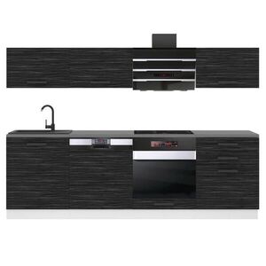 B BELINI GROUP KUCHYNSKÁ linka Linda 240 cm, s pracovnou doskou, Royal Ebony vyobraziť