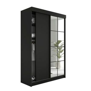 Kier Furniture SKRIŇA S POSUVNÝMI DVERAMI LAMARO - 138x205x59 cm - Čierna vyobraziť