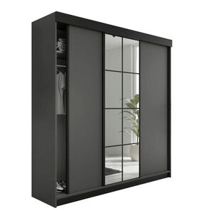Kier Furniture SKRIŇA S POSUVNÝMI DVERAMI LAMARO - 200x205x59 cm - Grafit vyobraziť