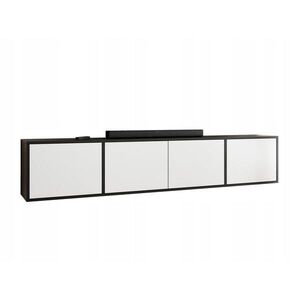 Kier Furniture TV STOLOK EDI 4 Čierna / Biela – 4-dverový vyobraziť