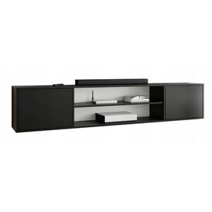 Kier Furniture TV STOLOK EDI 4 Čierna – 2-dverový vyobraziť