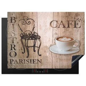 MuchoWow KRYT NA SPORÁK Bistro Parisien - Kaviareň - Káva - Vintage 71x52 cm vyobraziť