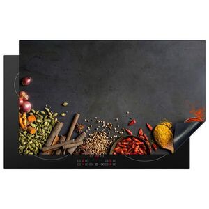 MuchoWow KRYT NA SPORÁK Bylinky - Potraviny - Korenie - Čierne - Paprika - Škorica 85x52 cm vyobraziť