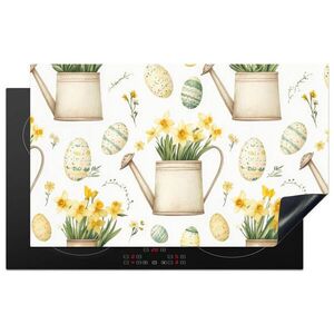 MuchoWow KRYT NA SPORÁK Kanva na zalievanie - Kvety - Vajíčka 83x51 cm vyobraziť