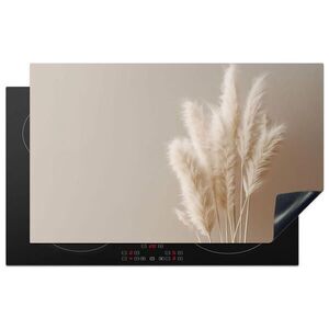 MuchoWow KRYT NA SPORÁK Pampová tráva - Plumy - Pastelové - Biele 83x51 cm vyobraziť