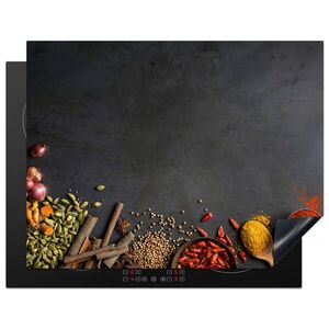 MuchoWow KRYT NA SPORÁK Bylinky - Potraviny - Korenie - Čierne - Paprika - Škorica 77x59 cm vyobraziť