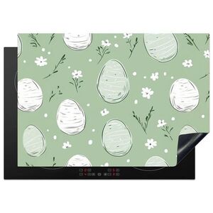 MuchoWow KRYT NA SPORÁK Zelená - vajcia - vzor 75x52 cm vyobraziť