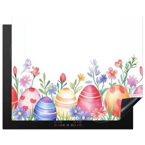 MuchoWow KRYT NA SPORÁK Kvetinová záhrada - Farebné - Vajíčka 65x52 cm vyobraziť