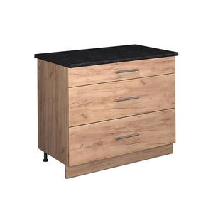 Vicco KUCHYNSKÁ SPODNÁ SKRINKA Fame-Line, Dub Goldkraft/Dub Goldkraft, 100 cm, AP Antracit vyobraziť