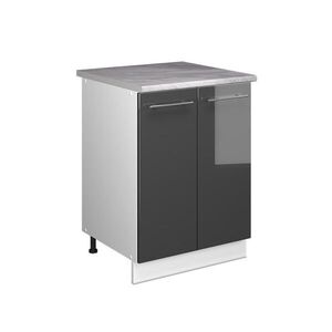 Vicco SPODNÁ SKRINKA POD DREZ Fame-Line, Antracit vysoký lesk/biely, 60 cm vyobraziť