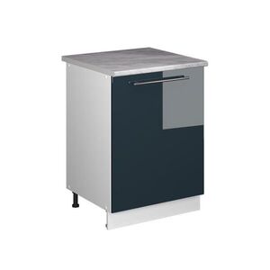 Vicco SPODNÁ SKRINKA POD DREZ Fame-Line, Tmavo modrá vysoký lesk/biely, 60 cm vyobraziť