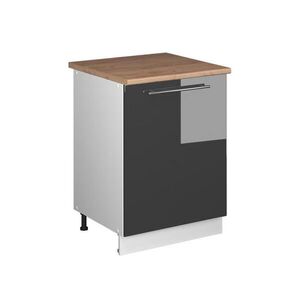 Vicco SPODNÁ SKRINKA POD DREZ Fame-Line, Antracit vysoký lesk/biely, 60 cm vyobraziť