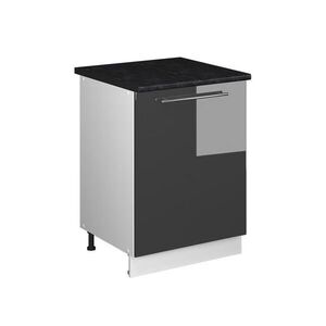 Vicco SPODNÁ SKRINKA POD DREZ Fame-Line, Antracit vysoký lesk/biely, 60 cm vyobraziť