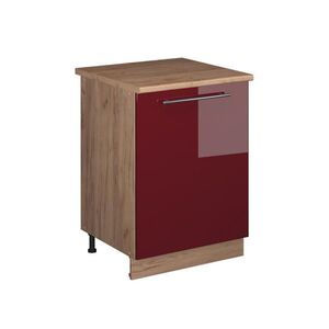 Vicco SPODNÁ SKRINKA POD DREZ Fame-Line, Bordeaux vysoký lesk/Dub Goldkraft, 60 cm vyobraziť