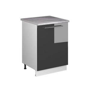 Vicco SPODNÁ SKRINKA POD DREZ Fame-Line, Antracit vysoký lesk/biely, 60 cm vyobraziť