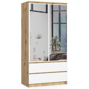 RAUMHIRSCH FURNITURE SKRÍŇ Dub Artisan, biela 180/90/51 vyobraziť