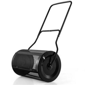 COSTWAY ROZMETÁVAC KOMPOSTU Čierny vyobraziť