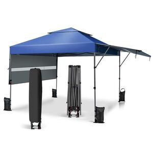 COSTWAY PAVILÓN 3x3 m, modrý vyobraziť