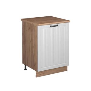 Vicco KUCHYNSKÁ SPODNÁ SKRINKA Fame-Line, Biely vidiecky dom/Dub Goldkraft, 60 cm 1 dvere s pracovnou doskou vyobraziť