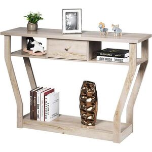 COSTWAY PRÍCHODOVÝ STOLÍK 81 cm, sivý vyobraziť