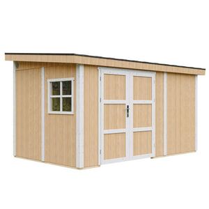 Timbela ZÁHRADNÝ domček prémiovej kvality 8, 68 m² - V231x248x412 cm - Bez podlahy a bočnej steny - Timbela M939B-HARVEST HONEY vyobraziť