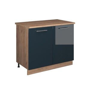 Vicco SPODNÁ SKRINKA POD DREZ Fame-Line, Tmavo modrá vysoký lesk/Dub Goldkraft, 100 cm, AP Oak vyobraziť