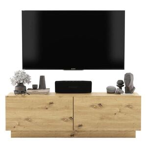 Meble Lindner TV stolík Enjoy Dub Artisan 120 cm so soklom vyobraziť