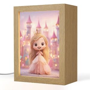 OnlyWow NOČNÁ LAMPA Princezná - ružová - hrad 15x20 cm vyobraziť
