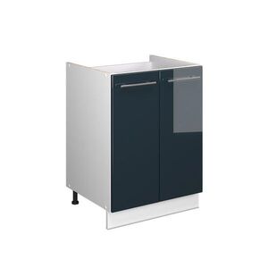 Vicco SPODNÁ SKRINKA POD DREZ Fame-Line, Tmavo modrá vysoký lesk/biely, 60 cm vyobraziť