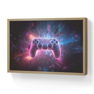 OnlyWow NÁSTENNÉ SVIETIDLO Ovládač - Neon - Explózia - Abstraktné 60x40 cm vyobraziť
