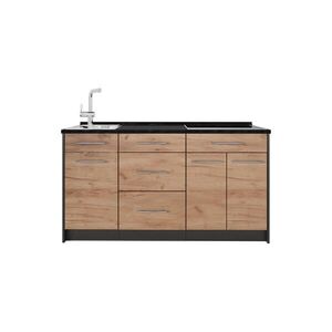 Vicco KUCHYNSKÝ BLOK Fame-Line, Dub Goldkraft/antracitová, 150 cm, AP Antracit vyobraziť