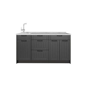 Vicco KUCHYNSKÝ BLOK Fame-Line, Tmavo-sivá/antracitová, 150 cm, AP Marble vyobraziť