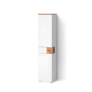 Livinity® KÚPEĽŇOVÁ SKRINKA Tanaro biely 40 x 184.2 cm s 2 dvierkami a zásuvkou vyobraziť