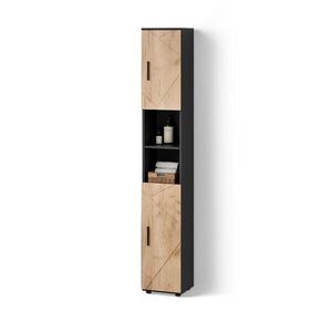 Livinity® KÚPEĽŇOVÁ SKRINKA Ronco Goldkraft dub/antracit 30 x 192 cm vyobraziť