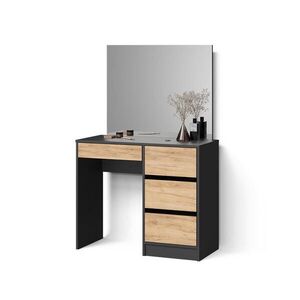 Livinity® TOALETNÝ STOLÍK Imola, antracitová/Dub Goldkraft, 90 cm so zrkadlom vyobraziť