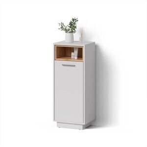 Livinity® MIDI SKRINKA Temo biely 30 x 93 cm vyobraziť