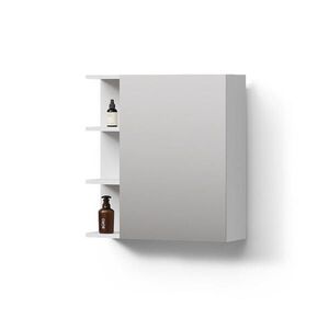 Livinity® KÚPEĽŇOVÁ ZRKADLOVÁ SKRINKA Fucino biely 62 x 64 cm vyobraziť