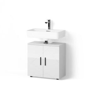 Livinity® SPODNÁ SKRINKA POD UMÝVADLO Ronco Biely vysoký lesk 60 x 59 cm vyobraziť