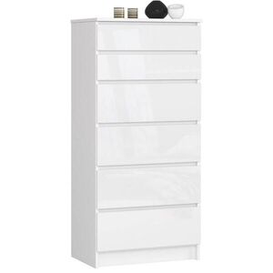 RAUMHIRSCH FURNITURE KOMODA Biela, lesklá biela 130/60/40 vyobraziť