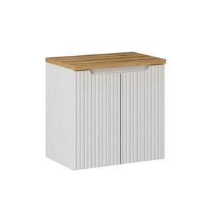 Petits-meubles SPODNÁ UMÝVADLOVÁ SKRINKA 60cm Riva Biela a drevo vyobraziť